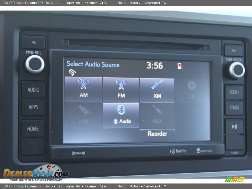 2017 Toyota Tacoma SR5 Double Cab Super White / Cement Gray Photo #15