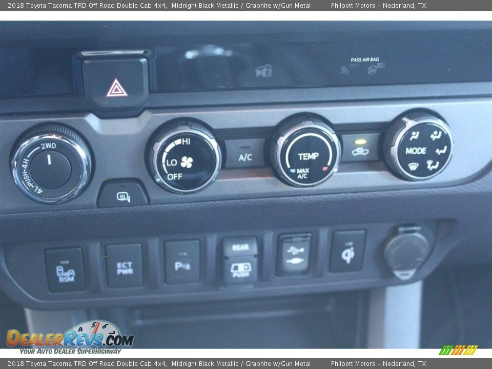 2018 Toyota Tacoma TRD Off Road Double Cab 4x4 Midnight Black Metallic / Graphite w/Gun Metal Photo #15