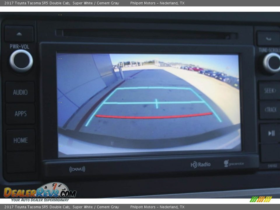 2017 Toyota Tacoma SR5 Double Cab Super White / Cement Gray Photo #16