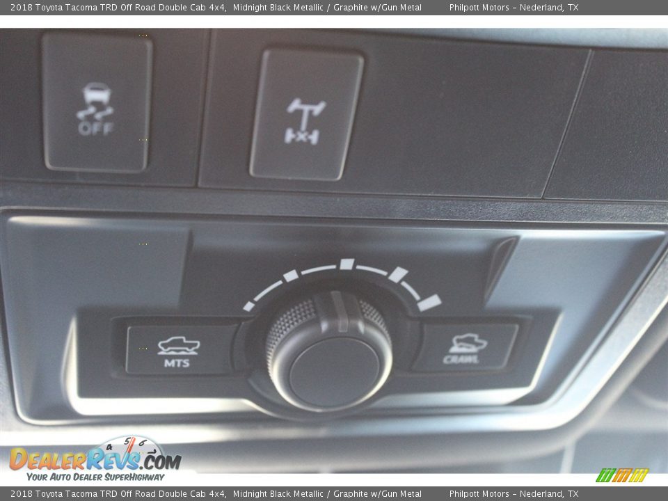 2018 Toyota Tacoma TRD Off Road Double Cab 4x4 Midnight Black Metallic / Graphite w/Gun Metal Photo #19