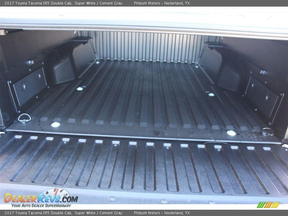 2017 Toyota Tacoma SR5 Double Cab Super White / Cement Gray Photo #26