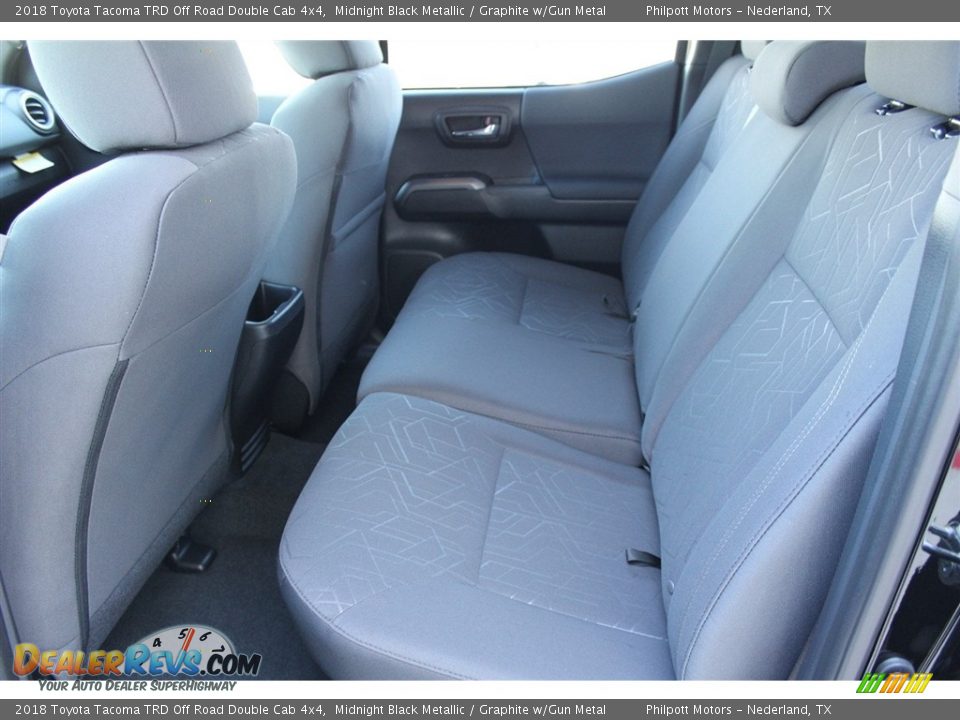 2018 Toyota Tacoma TRD Off Road Double Cab 4x4 Midnight Black Metallic / Graphite w/Gun Metal Photo #25