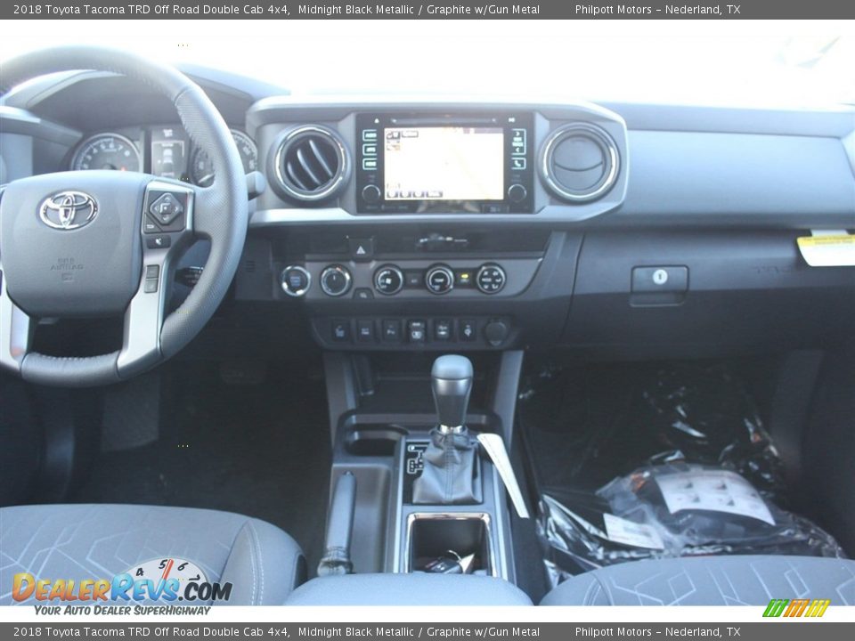 2018 Toyota Tacoma TRD Off Road Double Cab 4x4 Midnight Black Metallic / Graphite w/Gun Metal Photo #26
