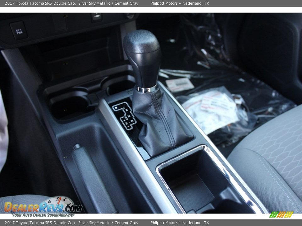 2017 Toyota Tacoma SR5 Double Cab Silver Sky Metallic / Cement Gray Photo #12