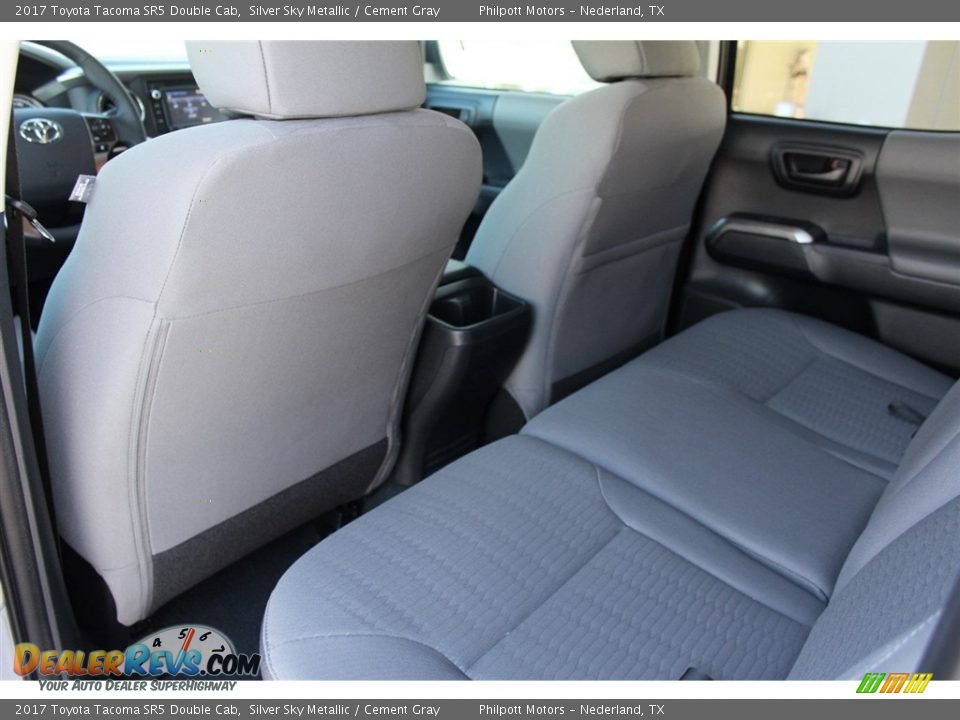 2017 Toyota Tacoma SR5 Double Cab Silver Sky Metallic / Cement Gray Photo #21
