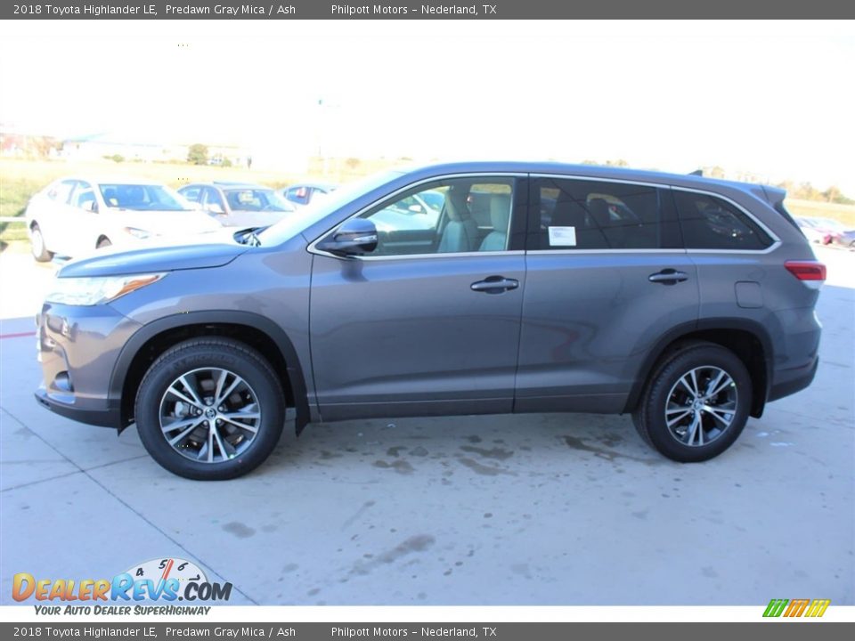 2018 Toyota Highlander LE Predawn Gray Mica / Ash Photo #5