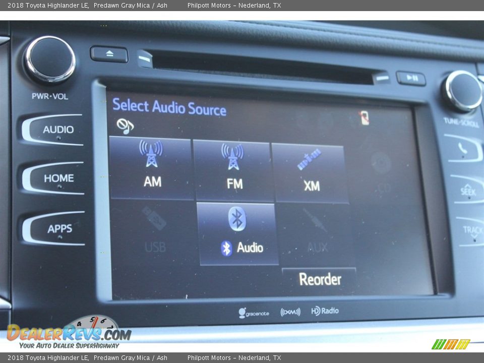 2018 Toyota Highlander LE Predawn Gray Mica / Ash Photo #15