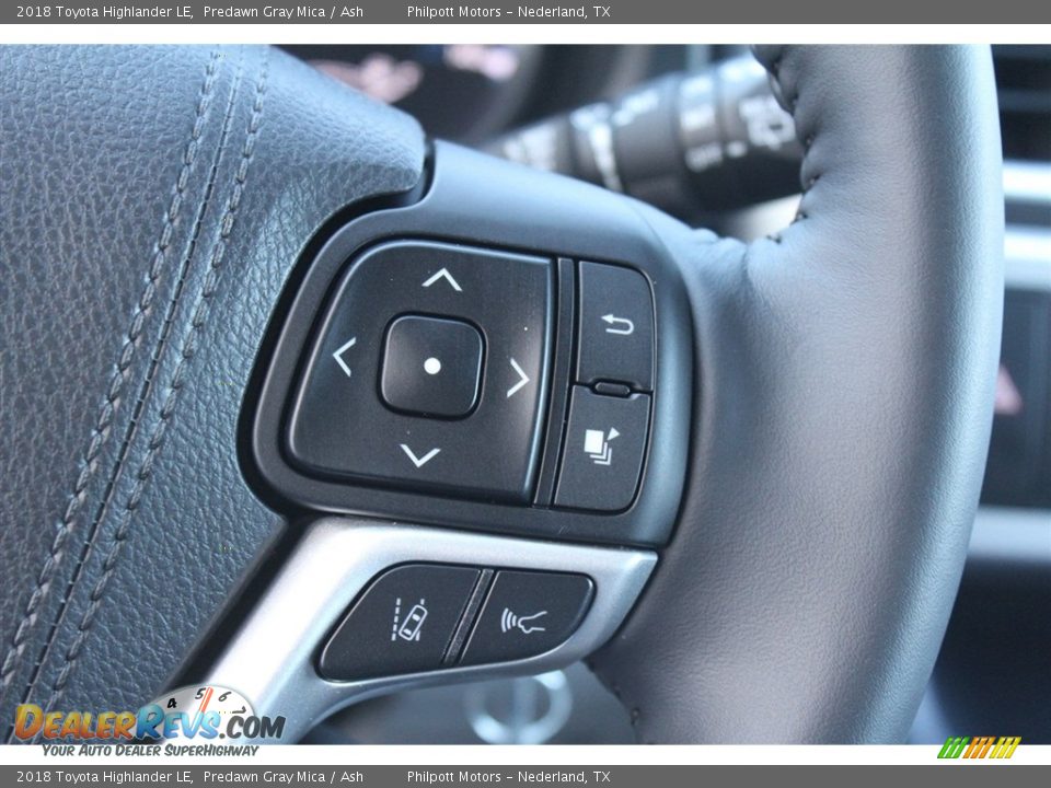2018 Toyota Highlander LE Predawn Gray Mica / Ash Photo #19