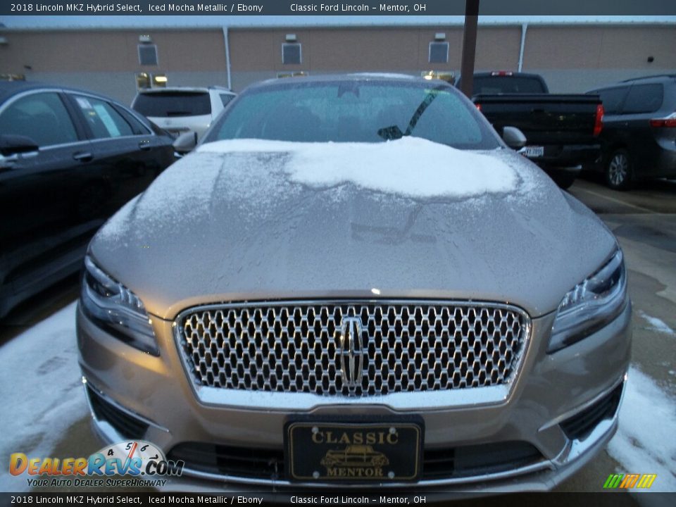 2018 Lincoln MKZ Hybrid Select Iced Mocha Metallic / Ebony Photo #2