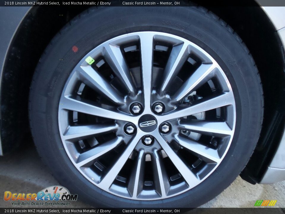 2018 Lincoln MKZ Hybrid Select Wheel Photo #8