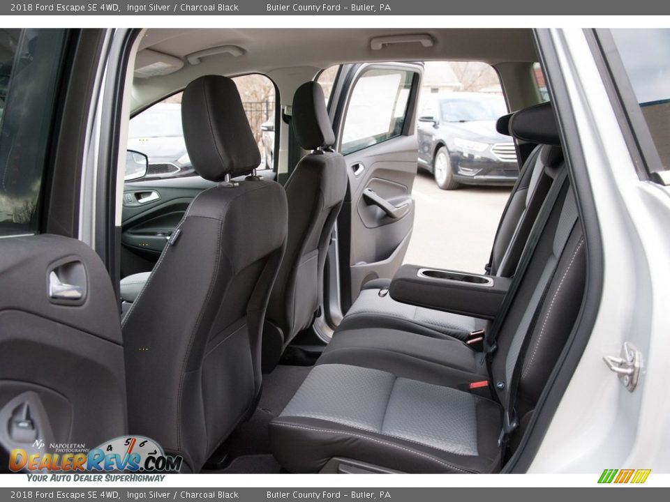 2018 Ford Escape SE 4WD Ingot Silver / Charcoal Black Photo #11