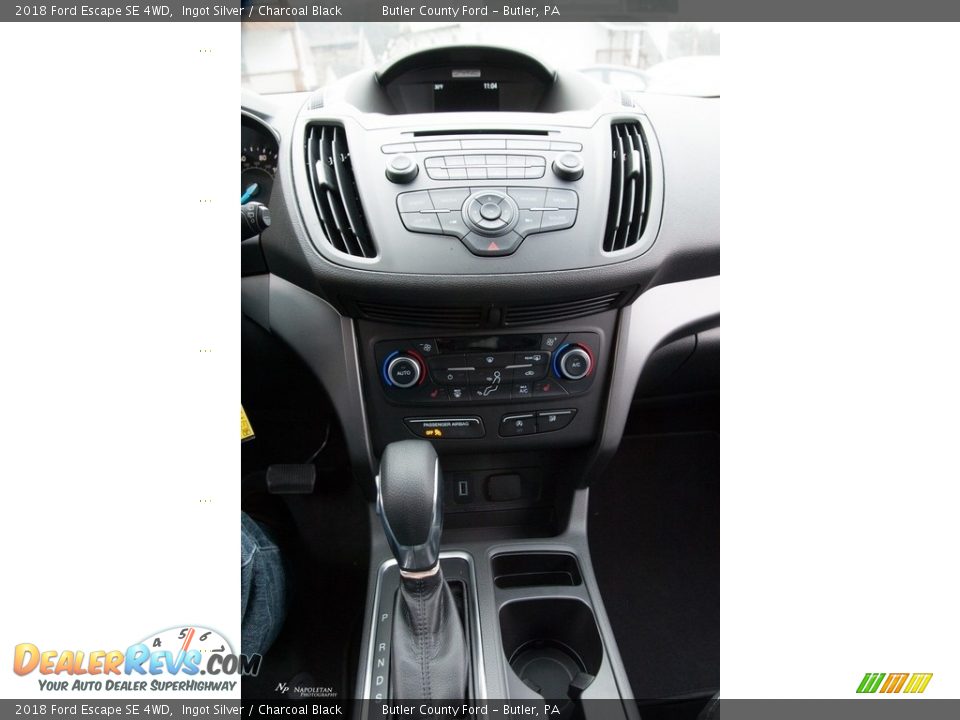 2018 Ford Escape SE 4WD Ingot Silver / Charcoal Black Photo #12