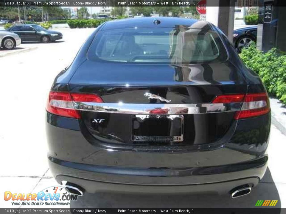 2010 Jaguar XF Premium Sport Sedan Ebony Black / Ivory Photo #5