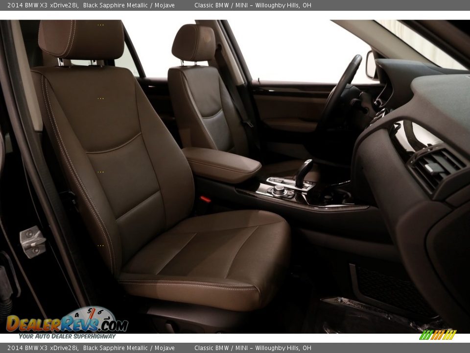 2014 BMW X3 xDrive28i Black Sapphire Metallic / Mojave Photo #12
