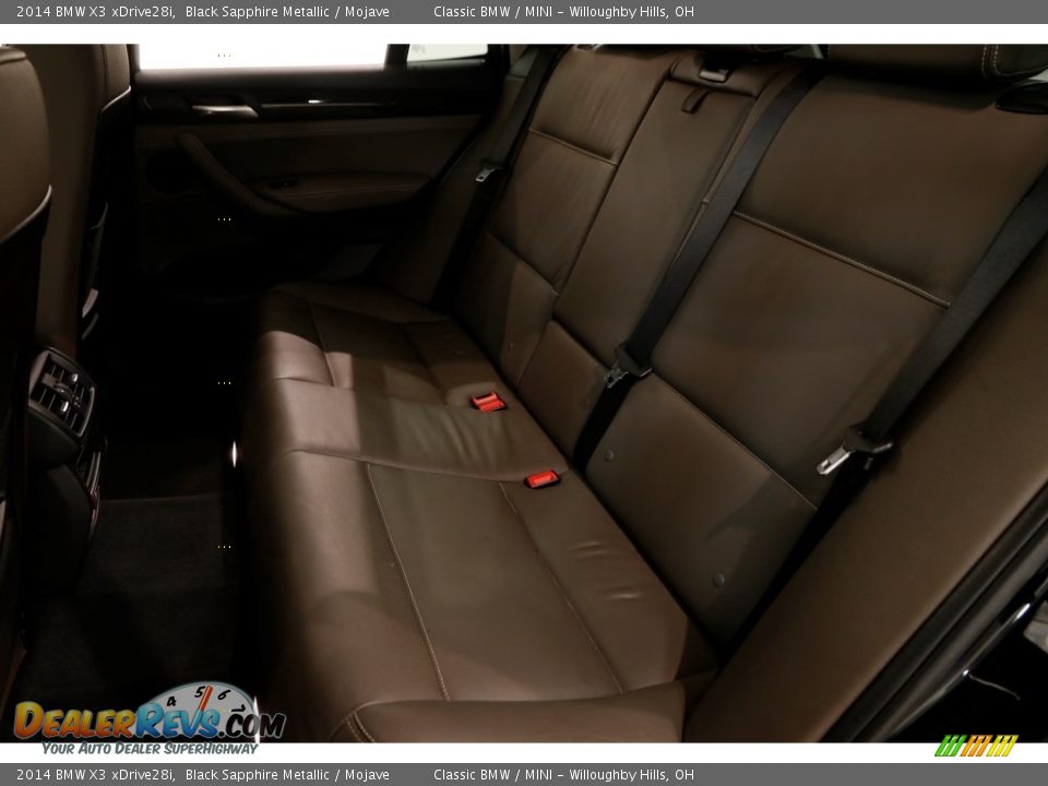 2014 BMW X3 xDrive28i Black Sapphire Metallic / Mojave Photo #15