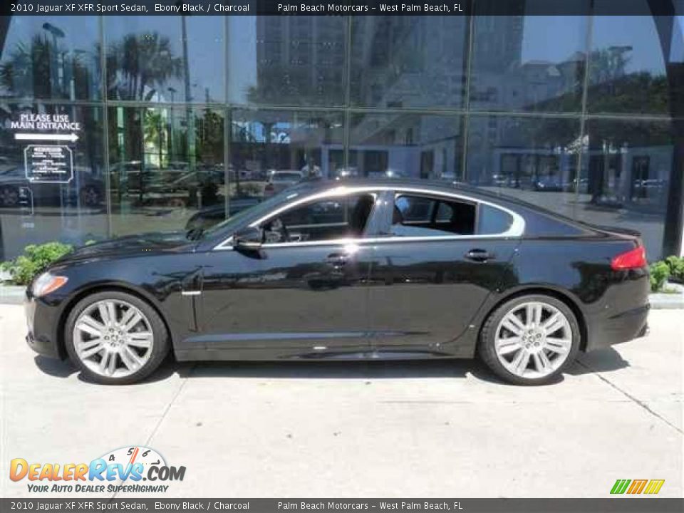 2010 Jaguar XF XFR Sport Sedan Ebony Black / Charcoal Photo #3