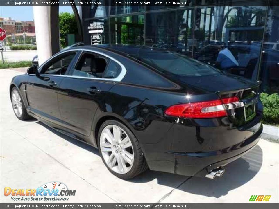 2010 Jaguar XF XFR Sport Sedan Ebony Black / Charcoal Photo #4