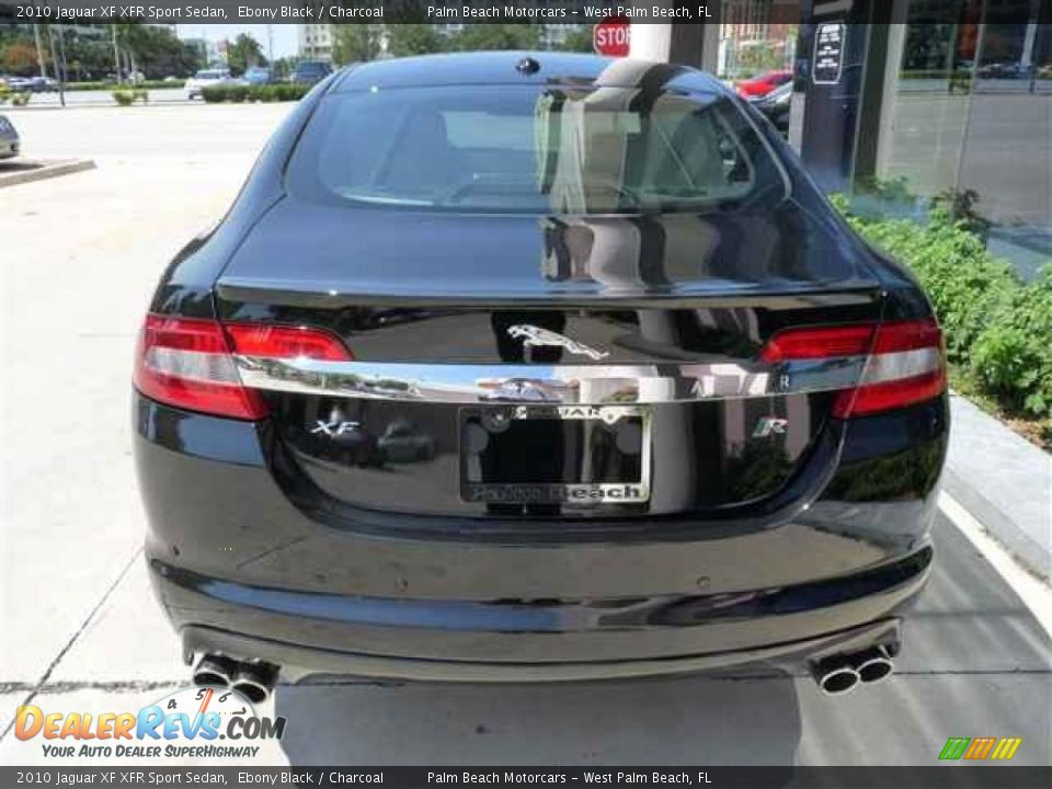 2010 Jaguar XF XFR Sport Sedan Ebony Black / Charcoal Photo #5