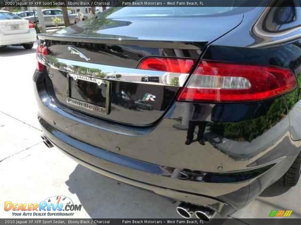 2010 Jaguar XF XFR Sport Sedan Ebony Black / Charcoal Photo #7