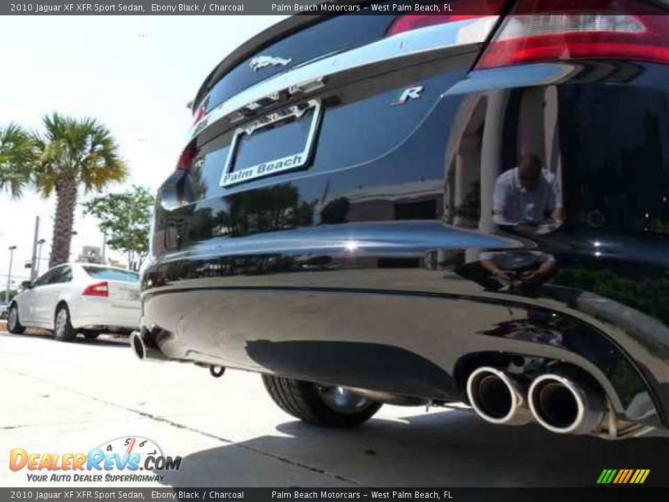 2010 Jaguar XF XFR Sport Sedan Ebony Black / Charcoal Photo #8