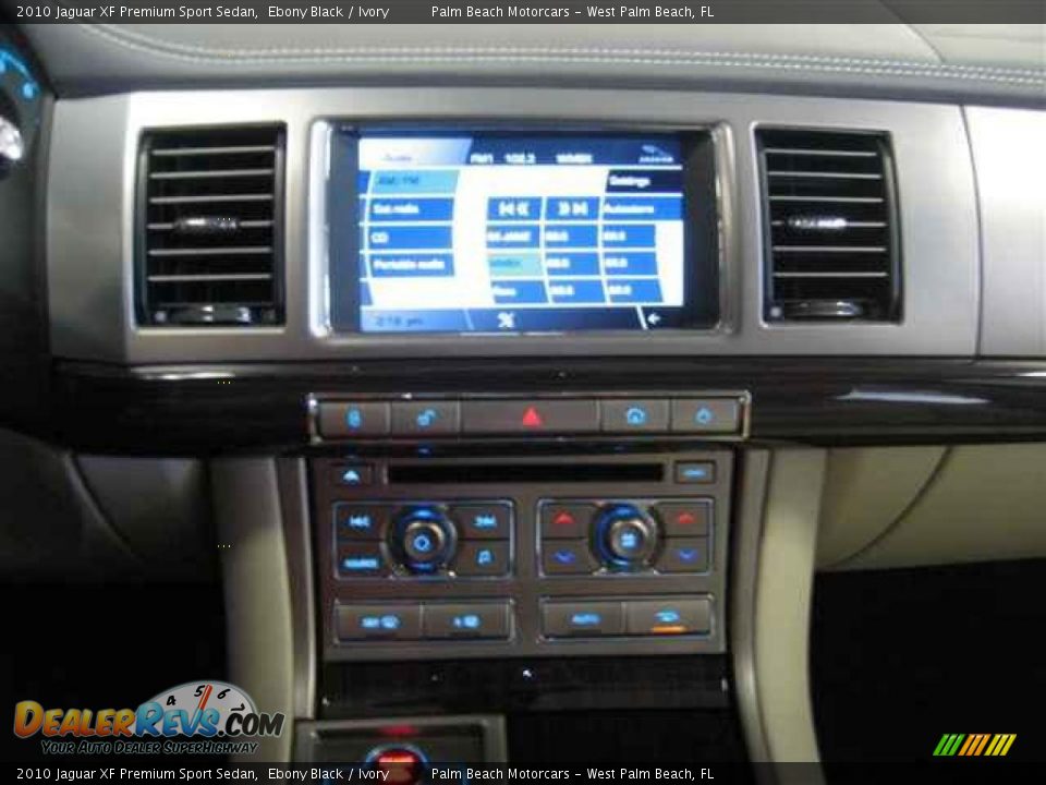 2010 Jaguar XF Premium Sport Sedan Ebony Black / Ivory Photo #22