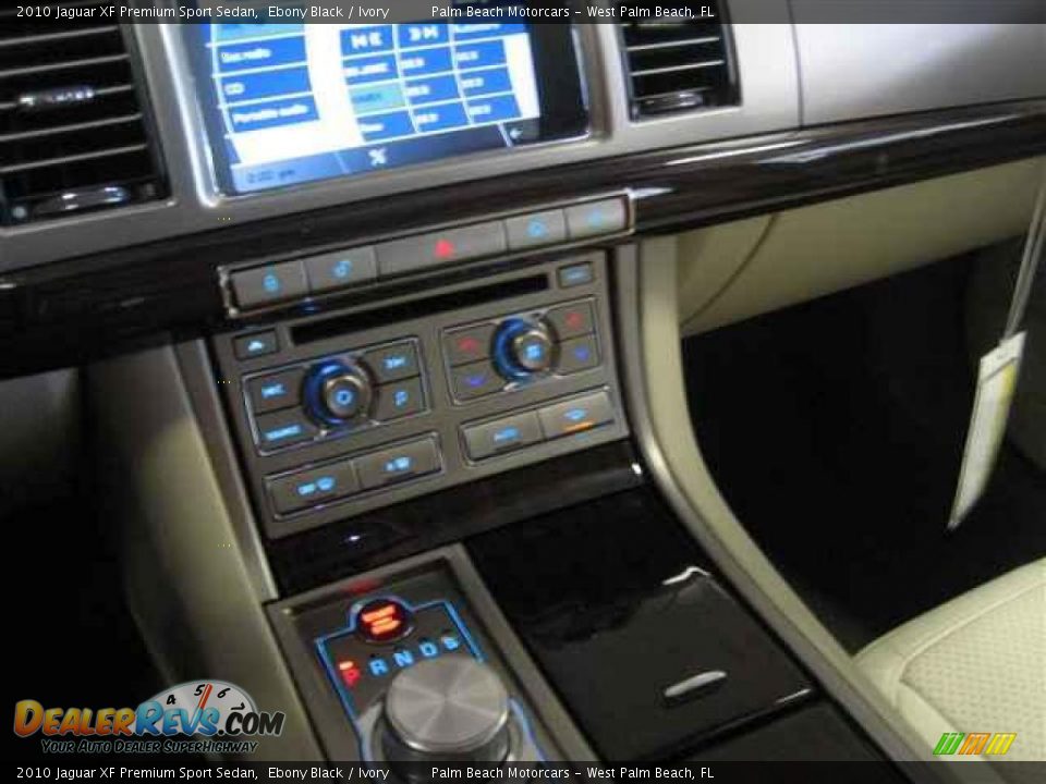 2010 Jaguar XF Premium Sport Sedan Ebony Black / Ivory Photo #23