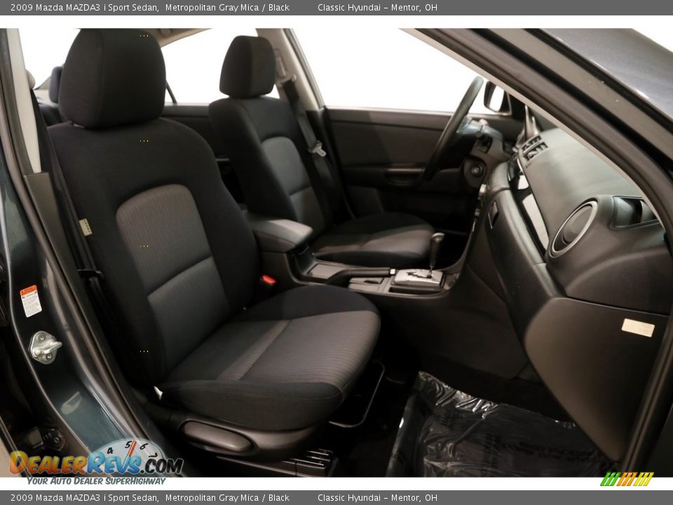 2009 Mazda MAZDA3 i Sport Sedan Metropolitan Gray Mica / Black Photo #15