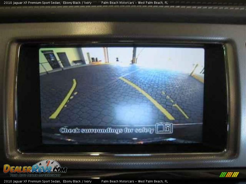 2010 Jaguar XF Premium Sport Sedan Ebony Black / Ivory Photo #27