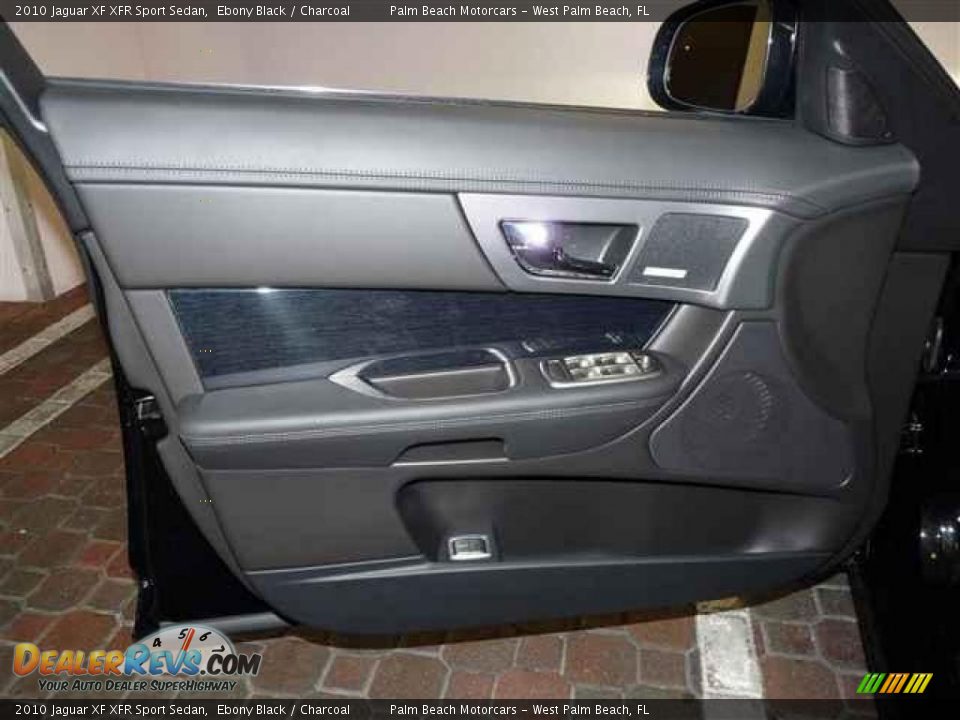2010 Jaguar XF XFR Sport Sedan Ebony Black / Charcoal Photo #17