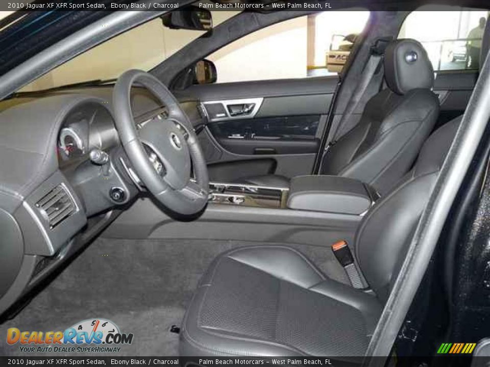 2010 Jaguar XF XFR Sport Sedan Ebony Black / Charcoal Photo #18