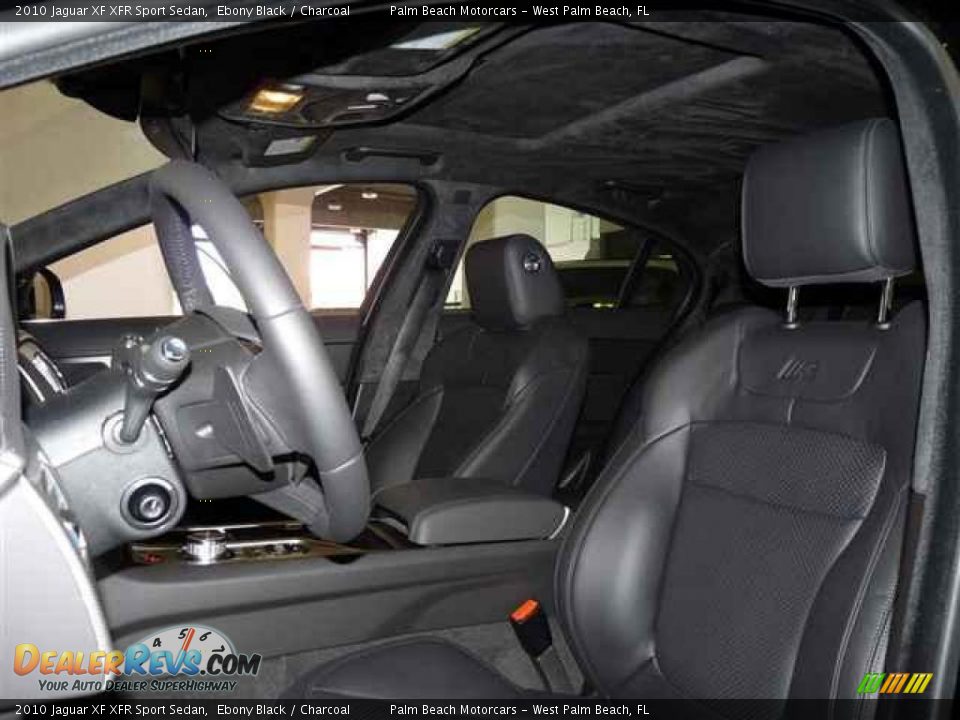 2010 Jaguar XF XFR Sport Sedan Ebony Black / Charcoal Photo #19