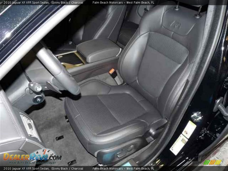 2010 Jaguar XF XFR Sport Sedan Ebony Black / Charcoal Photo #20