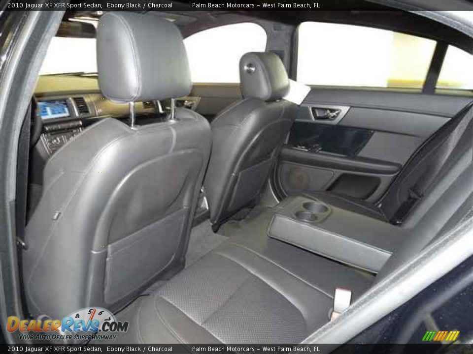 2010 Jaguar XF XFR Sport Sedan Ebony Black / Charcoal Photo #21