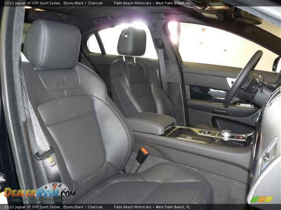 2010 Jaguar XF XFR Sport Sedan Ebony Black / Charcoal Photo #22