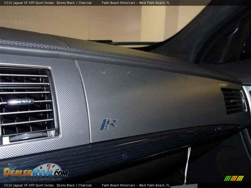 2010 Jaguar XF XFR Sport Sedan Ebony Black / Charcoal Photo #23
