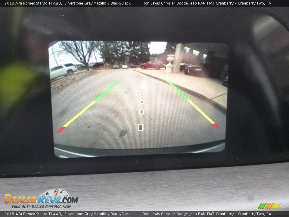 2018 Alfa Romeo Stelvio Ti AWD Silverstone Gray Metallic / Black/Black Photo #22