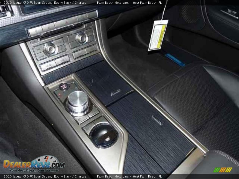 2010 Jaguar XF XFR Sport Sedan Ebony Black / Charcoal Photo #24