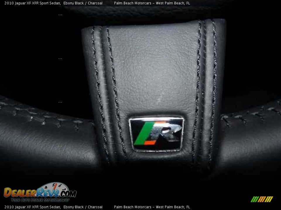 2010 Jaguar XF XFR Sport Sedan Ebony Black / Charcoal Photo #25