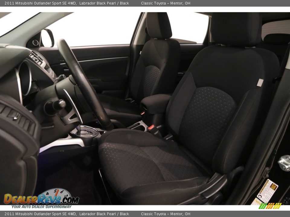 2011 Mitsubishi Outlander Sport SE 4WD Labrador Black Pearl / Black Photo #5