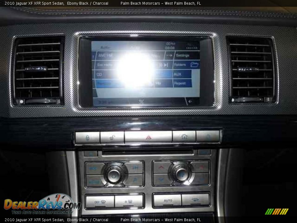 2010 Jaguar XF XFR Sport Sedan Ebony Black / Charcoal Photo #26
