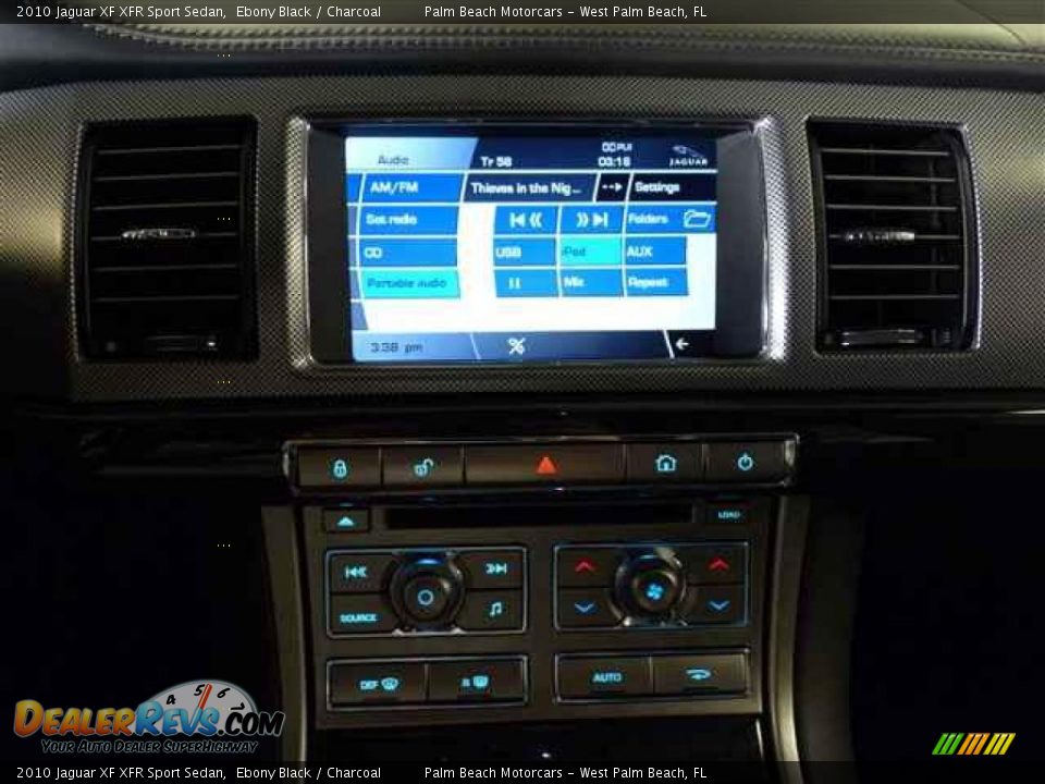 2010 Jaguar XF XFR Sport Sedan Ebony Black / Charcoal Photo #27