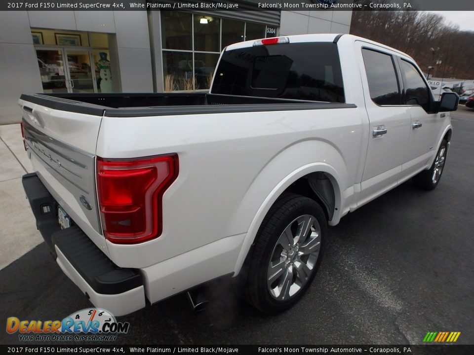 2017 Ford F150 Limited SuperCrew 4x4 White Platinum / Limited Black/Mojave Photo #2