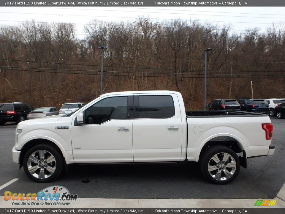 2017 Ford F150 Limited SuperCrew 4x4 White Platinum / Limited Black/Mojave Photo #5