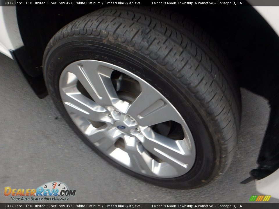 2017 Ford F150 Limited SuperCrew 4x4 White Platinum / Limited Black/Mojave Photo #9