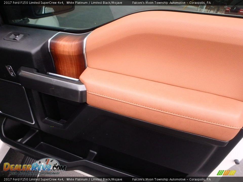 2017 Ford F150 Limited SuperCrew 4x4 White Platinum / Limited Black/Mojave Photo #12