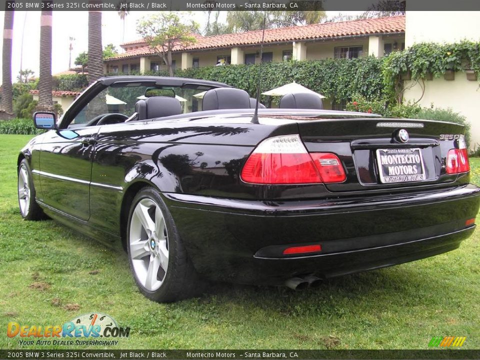 2005 BMW 3 Series 325i Convertible Jet Black / Black Photo #2
