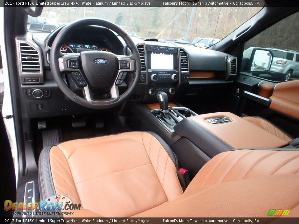 2017 Ford F150 Limited SuperCrew 4x4 White Platinum / Limited Black/Mojave Photo #17