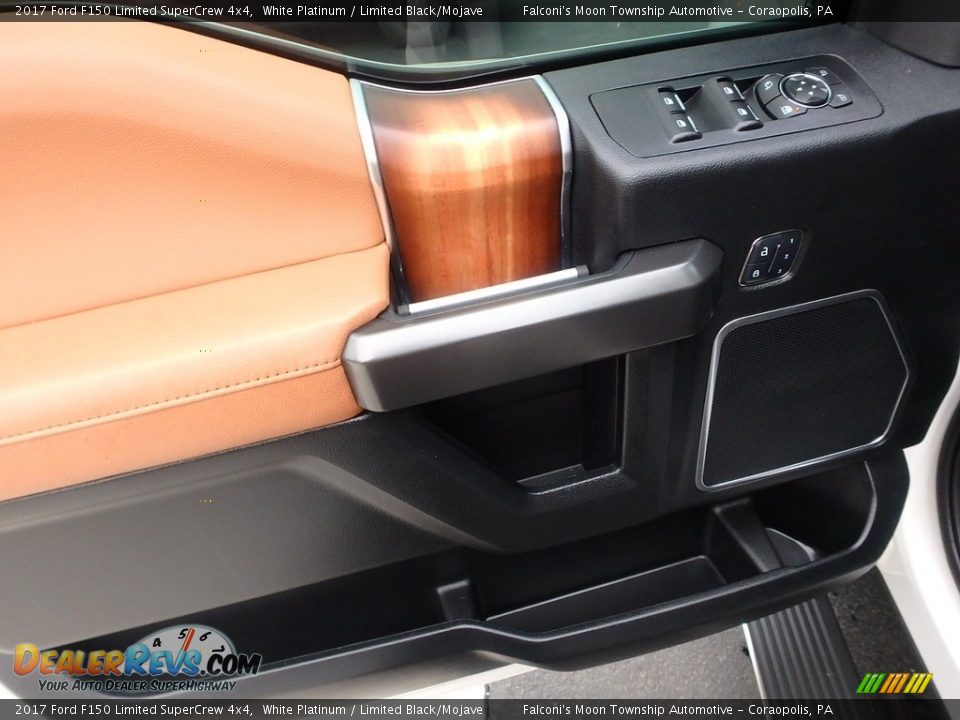 2017 Ford F150 Limited SuperCrew 4x4 White Platinum / Limited Black/Mojave Photo #18