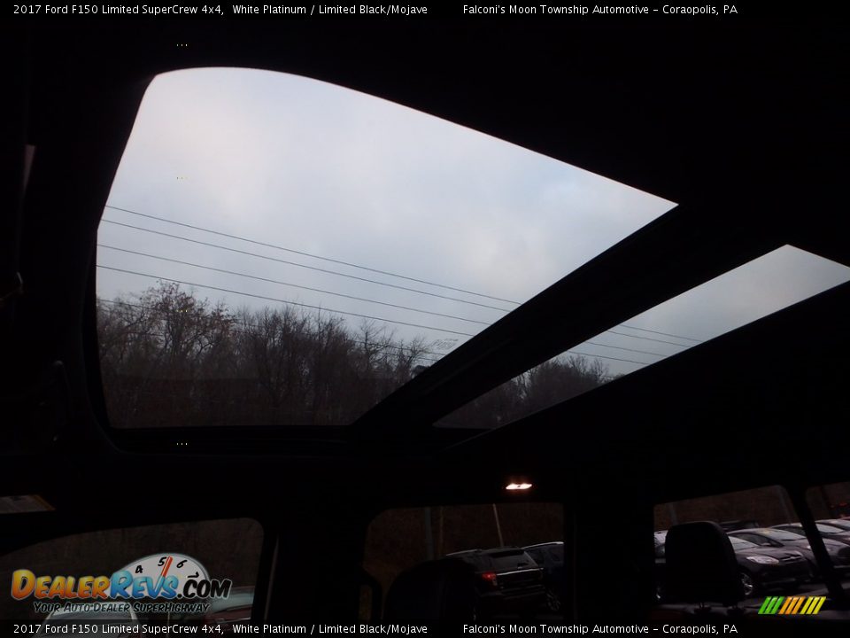 2017 Ford F150 Limited SuperCrew 4x4 White Platinum / Limited Black/Mojave Photo #19