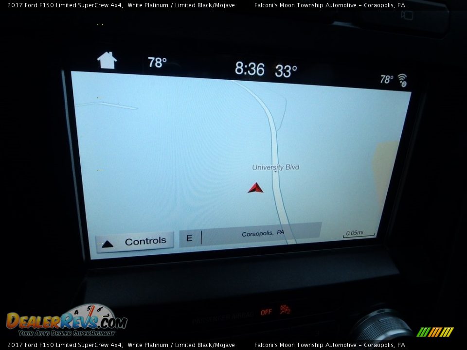 2017 Ford F150 Limited SuperCrew 4x4 White Platinum / Limited Black/Mojave Photo #21